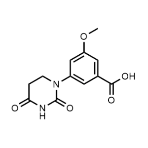 3-(2,4-Dioxohexahydropyrimidin-1-yl)-5-methoxy-benzoic acid|CS-1353062