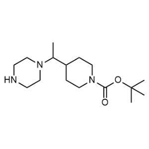 Tert-butyl 4-(1-piperazin-1-ylethyl)piperidine-1-carboxylate|CS-1353082