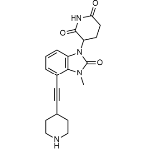 3-[2,3-Dihydro-3-methyl-2-oxo-4-[2-(4-piperidinyl)ethynyl]-1H-benzimidazol-1-yl]-2,6-piperidinedione|CS-1353085