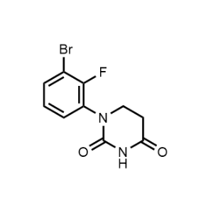 1-(3-Bromo-2-fluoro-phenyl)hexahydropyrimidine-2,4-dione|CS-1353092