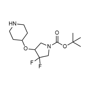 Tert-butyl 3,3-difluoro-4-(piperidin-4-yloxy)pyrrolidine-1-carboxylate|CS-1353094