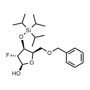 (2R,3R,4S,5R)-5-(Benzyloxymethyl)-3-fluoro-4-triisopropylsilyloxy-tetrahydrofuran-2-ol|CS-1353101