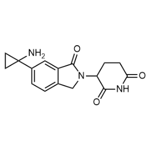 3-[6-(1-Aminocyclopropyl)-1-oxo-isoindolin-2-yl]piperidine-2,6-dione|CS-1353102