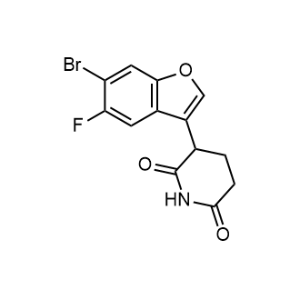 3-(6-Bromo-5-fluoro-1-benzofuran-3-yl)piperidine-2,6-dione|CS-1353111