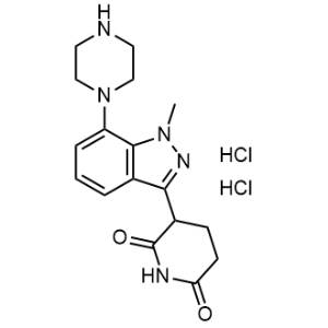 3-(1-Methyl-7-piperazin-1-yl-indazol-3-yl)piperidine-2,6-dione dihydrochloride|CS-1353113