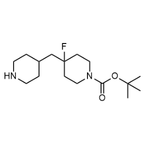 Tert-butyl 4-fluoro-4-[(piperidin-4-yl)methyl]piperidine-1-carboxylate|CS-1353125