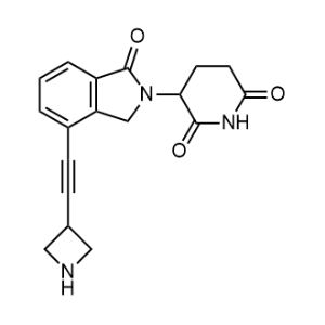 3-[4-[2-(Azetidin-3-yl)ethynyl]-1-oxo-isoindolin-2-yl]piperidine-2,6-dione|CS-1353133