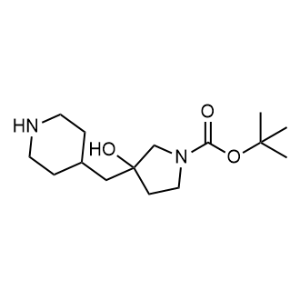 Tert-butyl 3-hydroxy-3-[(piperidin-4-yl)methyl]pyrrolidine-1-carboxylate|CS-1353138