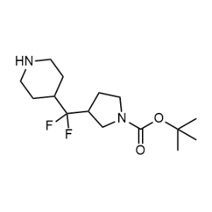 Tert-butyl 3-[difluoro(piperidin-4-yl)methyl]pyrrolidine-1-carboxylate|CS-1353142