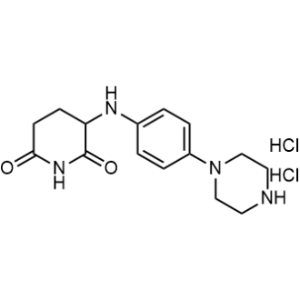 3-(4-Piperazin-1-ylanilino)piperidine-2,6-dione dihydrochloride|CS-1353163
