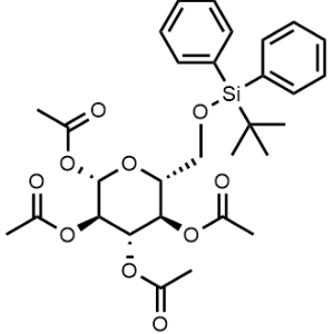 [(2R,3R,4S,5R,6S)-4,5,6-Triacetoxy-2-[[tert-butyl(diphenyl)silyl]oxymethyl]tetrahydropyran-3-yl] acetate|CS-1353190