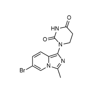 1-(6-Bromo-3-methyl-imidazo[1,5-a]pyridin-1-yl)hexahydropyrimidine-2,4-dione|CS-1353211