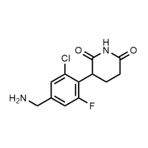 3-[4-(Aminomethyl)-2-chloro-6-fluoro-phenyl]piperidine-2,6-dione|CS-1353223
