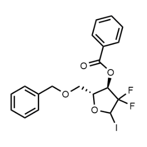 [(2R,3R)-2-(Benzyloxymethyl)-4,4-difluoro-5-iodo-tetrahydrofuran-3-yl] benzoate|CS-1353238