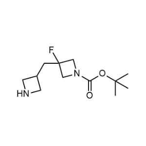 Tert-butyl 3-[(azetidin-3-yl)methyl]-3-fluoroazetidine-1-carboxylate|CS-1353239