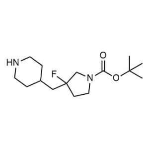Tert-butyl 3-fluoro-3-[(piperidin-4-yl)methyl]pyrrolidine-1-carboxylate|CS-1353253