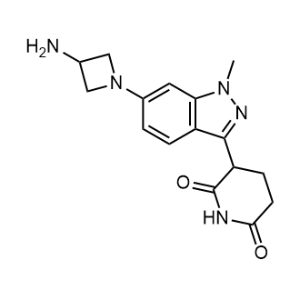 3-[6-(3-Aminoazetidin-1-yl)-1-methyl-1H-indazol-3-yl]piperidine-2,6-dione|CS-1353261