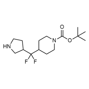 Tert-butyl 4-[difluoro(pyrrolidin-3-yl)methyl]piperidine-1-carboxylate|CS-1353268