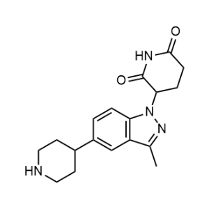 3-[3-Methyl-5-(piperidin-4-yl)-1H-indazol-1-yl]piperidine-2,6-dione|CS-1353291