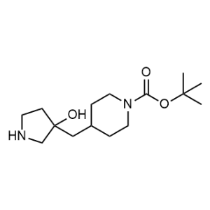Tert-butyl 4-[(3-hydroxypyrrolidin-3-yl)methyl]piperidine-1-carboxylate|CS-1353307