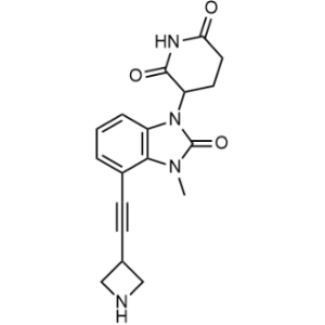 3-[4-[2-(Azetidin-3-yl)ethynyl]-3-methyl-2-oxo-benzimidazol-1-yl]piperidine-2,6-dione|CS-1353318