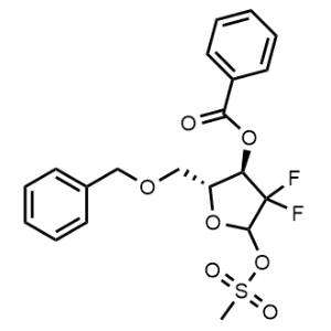 [(2R,3R)-2-(Benzyloxymethyl)-4,4-difluoro-5-methylsulfonyloxy-tetrahydrofuran-3-yl] benzoate|CS-1353424