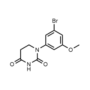 1-(3-Bromo-5-methoxy-phenyl)hexahydropyrimidine-2,4-dione|CS-1353428