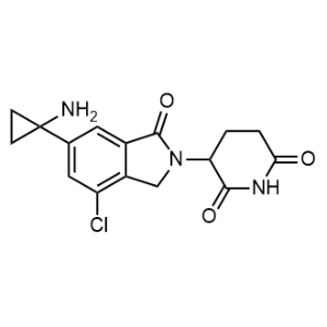 3-[6-(1-Aminocyclopropyl)-4-chloro-1-oxo-isoindolin-2-yl]piperidine-2,6-dione|CS-1353435