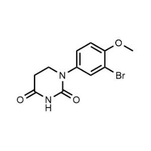 1-(3-Bromo-4-methoxy-phenyl)hexahydropyrimidine-2,4-dione|CS-1353459