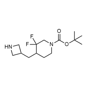 Tert-butyl 4-[(azetidin-3-yl)methyl]-3,3-difluoropiperidine-1-carboxylate|CS-1353475