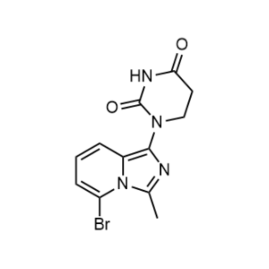 1-(5-Bromo-3-methyl-imidazo[1,5-a]pyridin-1-yl)hexahydropyrimidine-2,4-dione|CS-1353483