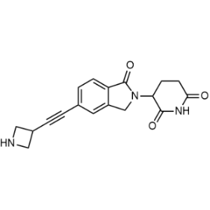 3-[5-[2-(Azetidin-3-yl)ethynyl]-1-oxo-isoindolin-2-yl]piperidine-2,6-dione|CS-1353485