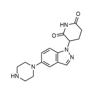 3-(5-Piperazin-1-ylindazol-1-yl)piperidine-2,6-dione|CS-1353495