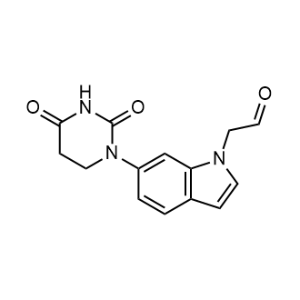 2-[6-(2,4-Dioxo-1,3-diazinan-1-yl)-1H-indol-1-yl]acetaldehyde|CS-1353501
