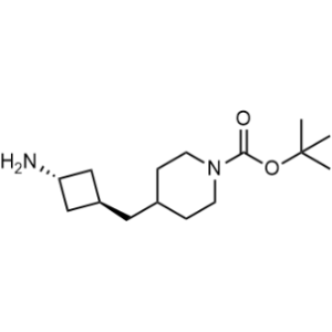 Tert-butyl 4-{[trans-3-aminocyclobutyl]methyl}piperidine-1-carboxylate|CS-1353517