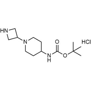 Tert-butyl N-[1-(azetidin-3-yl)-4-piperidyl]carbamate hydrochloride|CS-1353547