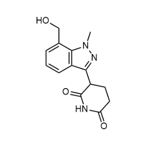 3-[7-(Hydroxymethyl)-1-methyl-indazol-3-yl]piperidine-2,6-dione|CS-1353616