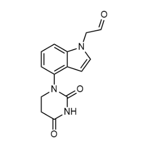 2-[4-(2,4-Dioxo-1,3-diazinan-1-yl)-1H-indol-1-yl]acetaldehyde|CS-1353633