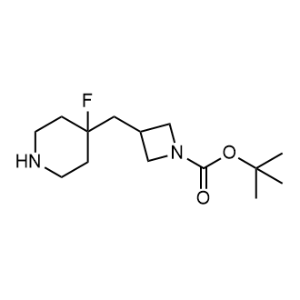 Tert-butyl 3-[(4-fluoropiperidin-4-yl)methyl]azetidine-1-carboxylate|CS-1353635