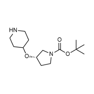Tert-butyl (3S)-3-(piperidin-4-yloxy)pyrrolidine-1-carboxylate|CS-1353638