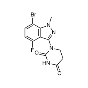 1-(7-Bromo-4-fluoro-1-methyl-1H-indazol-3-yl)-1,3-diazinane-2,4-dione|CS-1353684