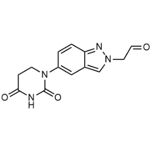 2-[5-(2,4-Dioxo-1,3-diazinan-1-yl)-2H-indazol-2-yl]acetaldehyde|CS-1353697