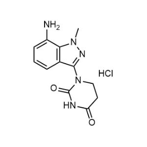 1-(7-Amino-1-methyl-1H-indazol-3-yl)-1,3-diazinane-2,4-dione hydrochloride|CS-1353701