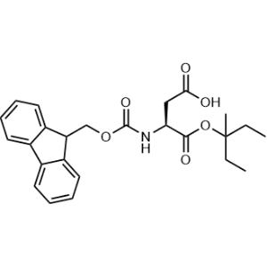 (S)-3-((((9H-Fluoren-9-yl)methoxy)carbonyl)amino)-4-((3-methylpentan-3-yl)oxy)-4-oxobutanoic acid|CS-1353796
