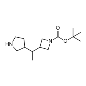 Tert-butyl 3-(1-pyrrolidin-3-ylethyl)azetidine-1-carboxylate|CS-1353814