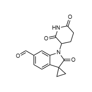 1'-(2,6-Dioxopiperidin-3-yl)-2'-oxo-1',2'-dihydrospiro[cyclopropane-1,3'-indole]-6'-carbaldehyde|CS-1353817