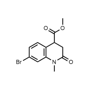 Methyl 7-bromo-1-methyl-2-oxo-1,2,3,4-tetrahydroquinoline-4-carboxylate|CS-1353945