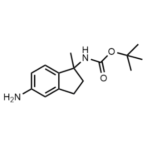 tert-Butyl (5-amino-1-methyl-2,3-dihydro-1H-inden-1-yl)carbamate|CS-1353949