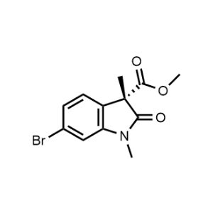 Methyl (S)-6-bromo-1,3-dimethyl-2-oxoindoline-3-carboxylate|CS-1354183