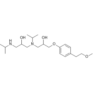 1-((2-Hydroxy-3-(4-(2-methoxyethyl)phenoxy)propyl)(isopropyl)amino)-3-(isopropylamino)propan-2-ol|CS-1354233